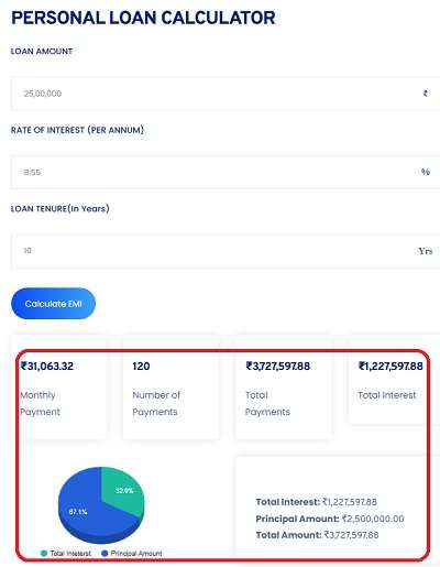 Personal Loan Calculator